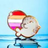 Lesbian Seal Pin